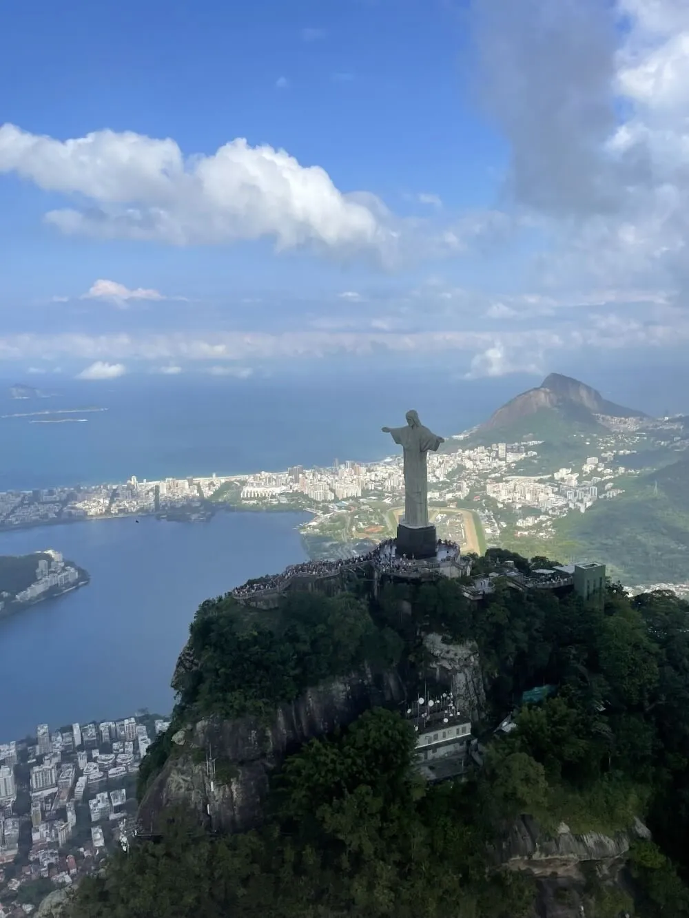 Helikopterflug über den Corcovado, Rio de Janeiro