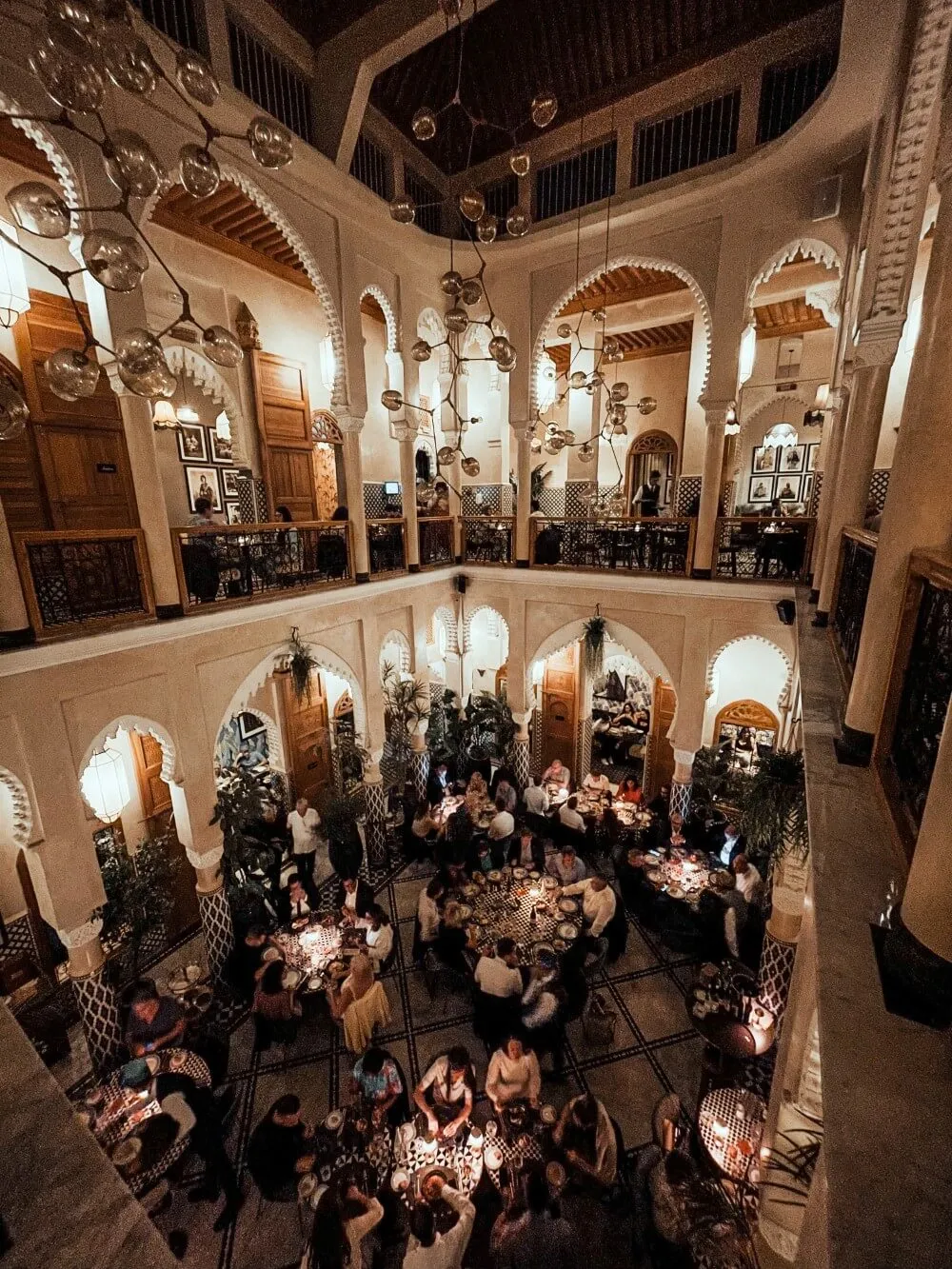 Traditionelles marokkanisches Restaurant in Casablanca
