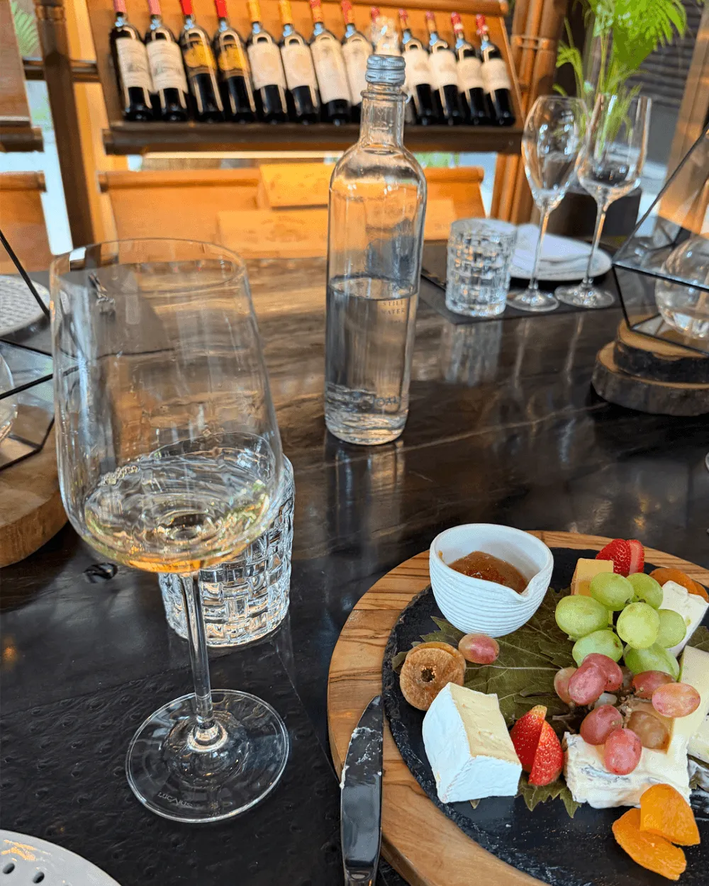 Weinprobe auf den Malediven
