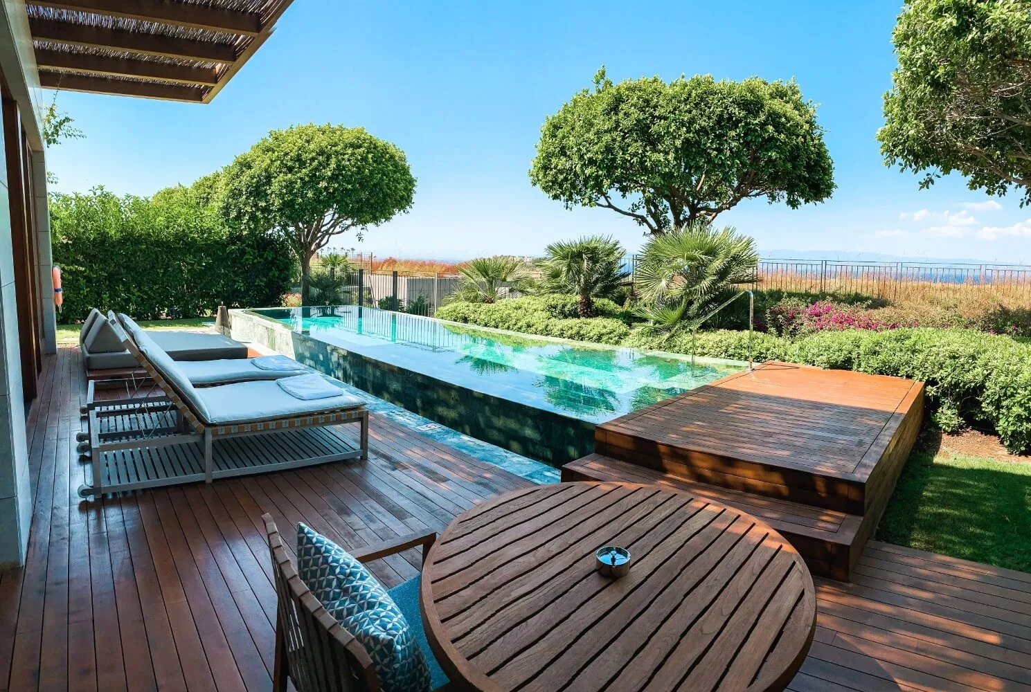 Privater Pool einer Villa im Mandarin Oriental Bodrum